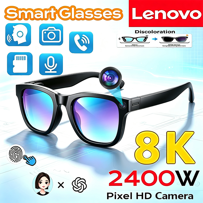 Smart Glasses Lens - Умные очки Lenovo AI с Bluetooth